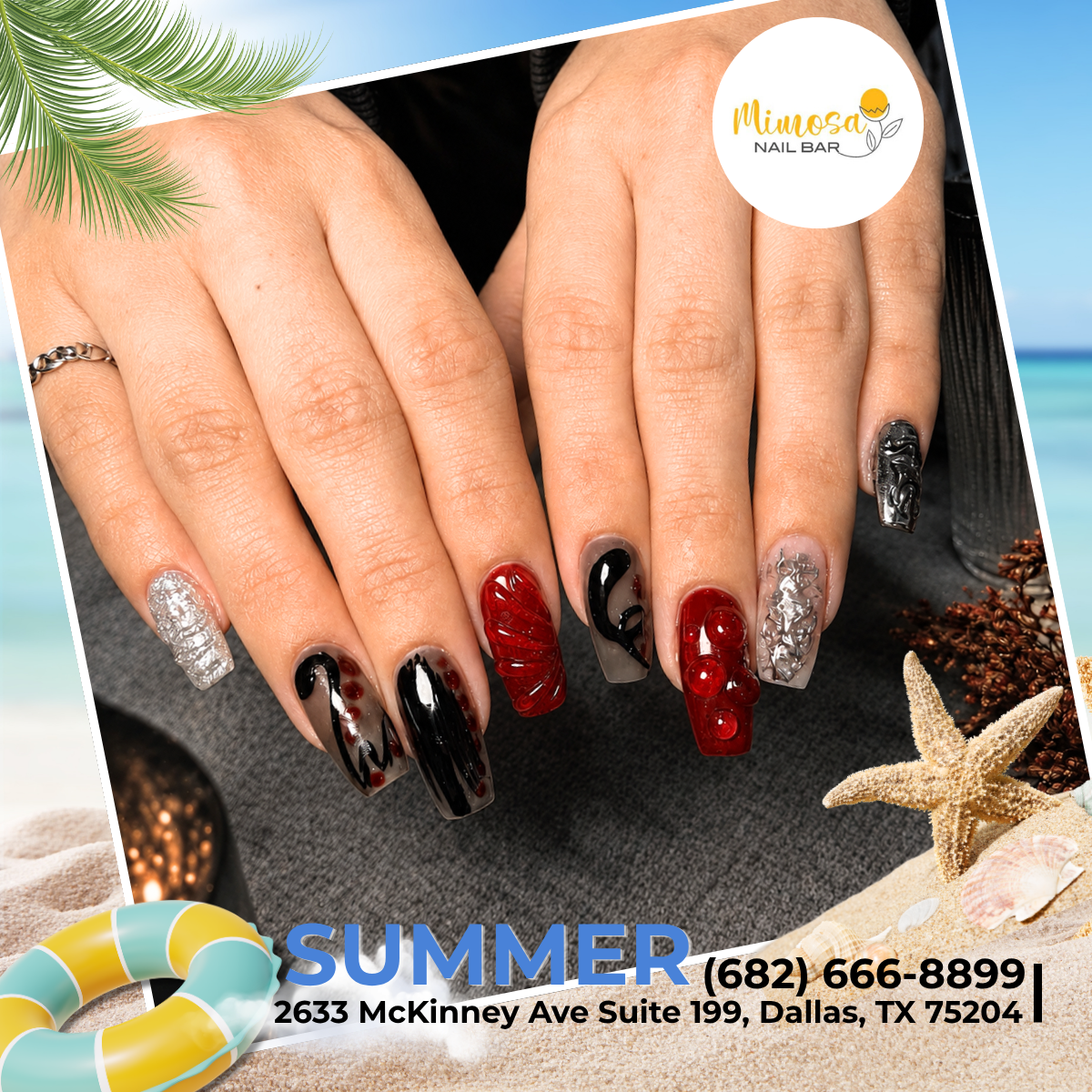 Mimosa Nail Bar Uptown logo
